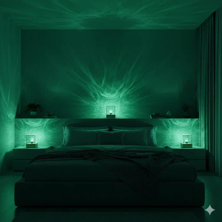 Lámpara decorativa de ondas oceánicas