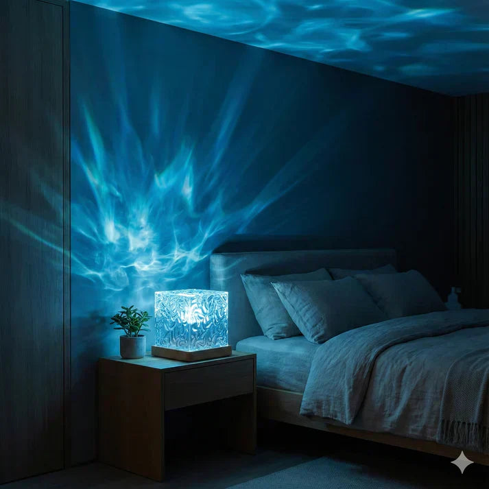 Lámpara decorativa de ondas oceánicas